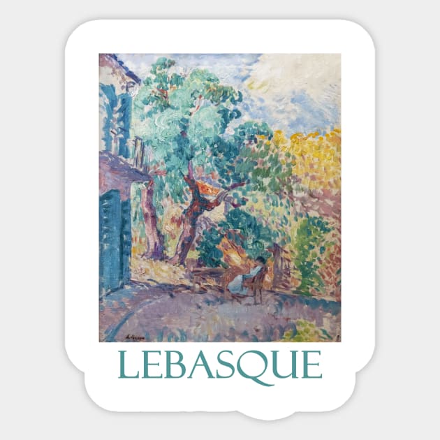 Le Jardin by Henri Lebasque Sticker by Naves